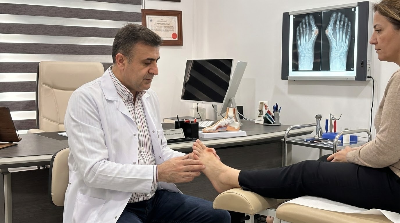 Halluks Valgus (Ayak Başparmağı Eğriliği)